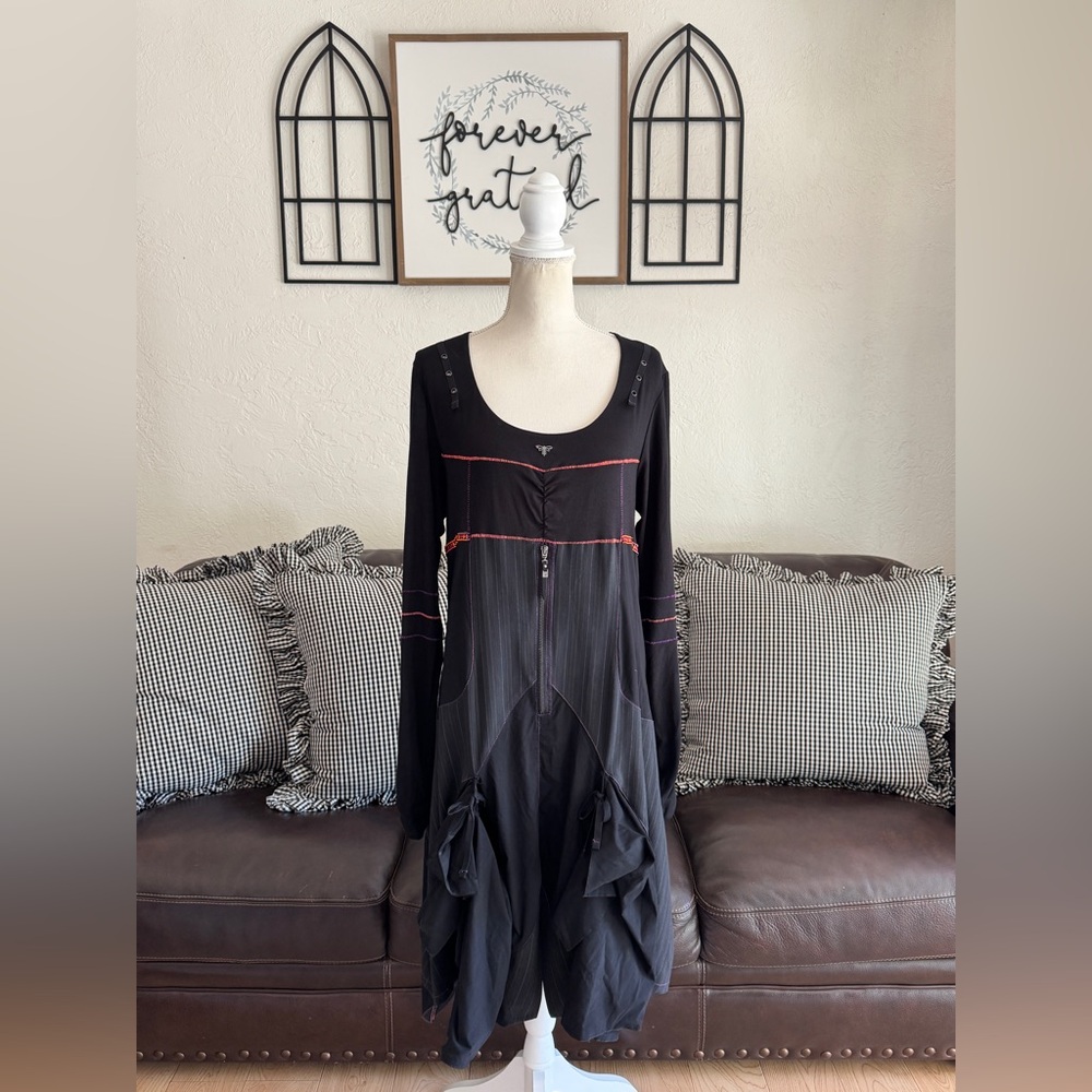 Rare LA MODE EST A VOUS Lagenlook Dress Size EU 46 Retro IndieSleeze Vintage - Picture 9 of 14